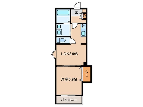 ラモーナ諸福Ⅰの物件間取画像